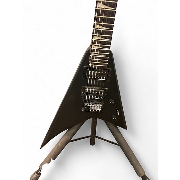 Used Jackson Flying V Minion Satin Black Solid Body Electric Guitar