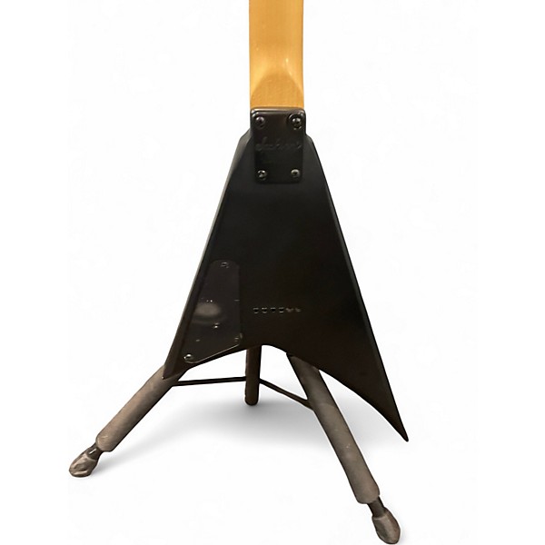 Used Jackson Flying V Minion Satin Black Solid Body Electric Guitar