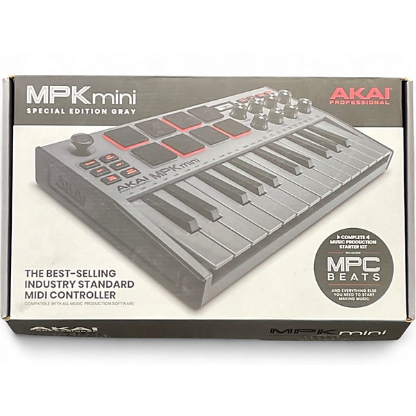 Used Akai Professional MPK Mini MIDI Controller