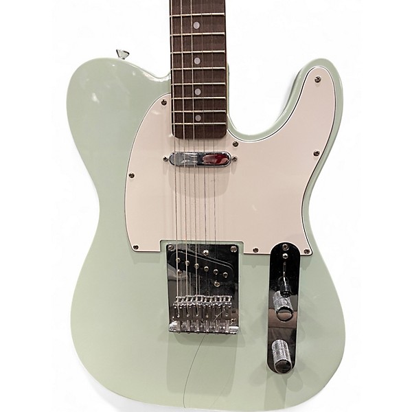 Used Squier Bullet Telecaster Surf Green Solid Body Electric Guitar