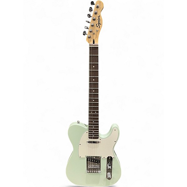 Used Squier Bullet Telecaster Surf Green Solid Body Electric Guitar