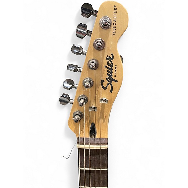 Used Squier Bullet Telecaster Surf Green Solid Body Electric Guitar