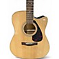 Used Yamaha FX335C Natural Acoustic Electric Guitar