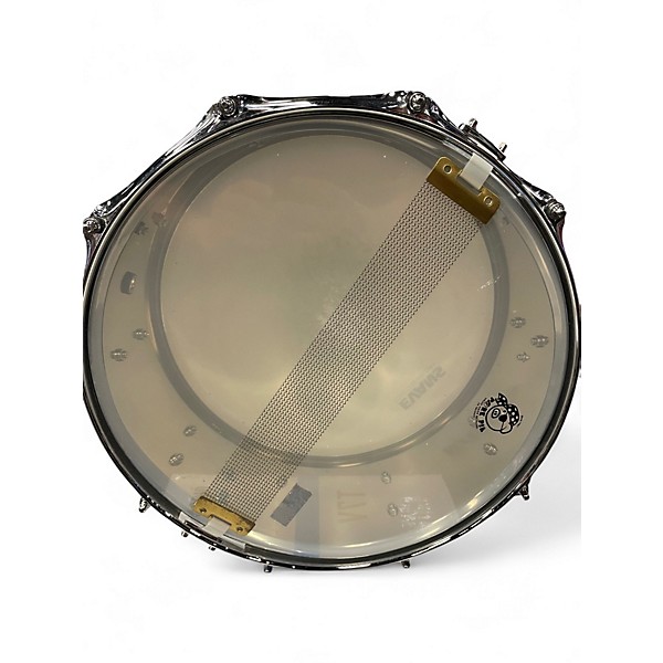 Used Pork Pie 14X6 Little Squealer Snare Chrome Drum