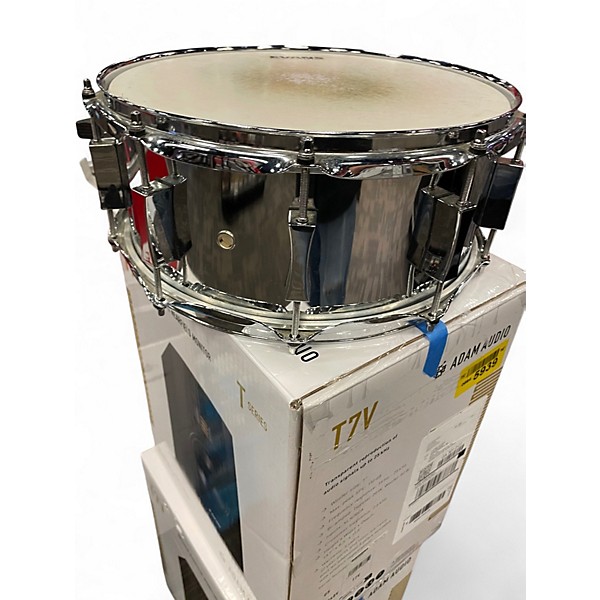 Used Pork Pie 14X6 Little Squealer Snare Chrome Drum