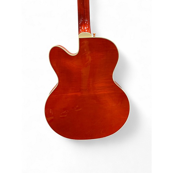 Used Guild X170T Orange Hollow Body Electric Guitar