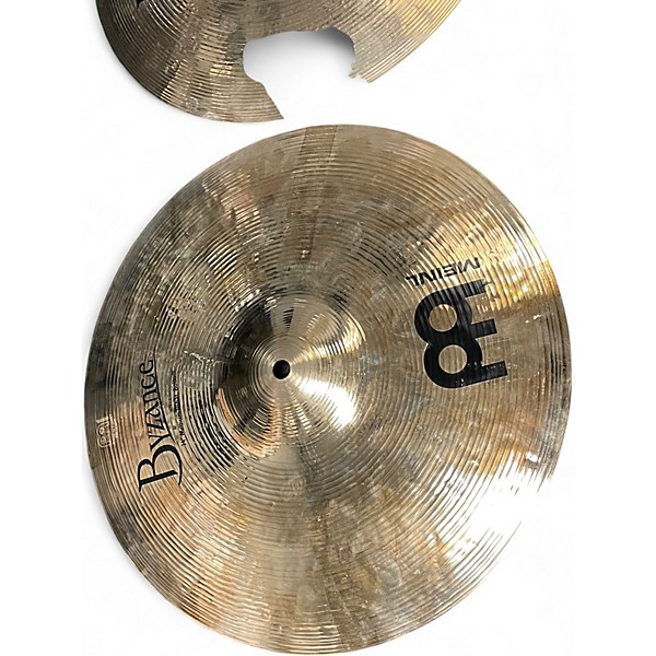 Used MEINL 14in Byzance Medium Hi Hat Pair Cymbal