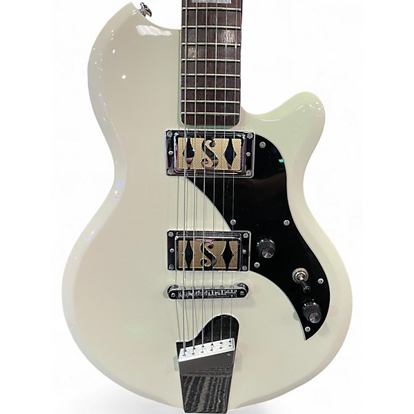 Used Supro Westbury White Solid Body Electric Guitar