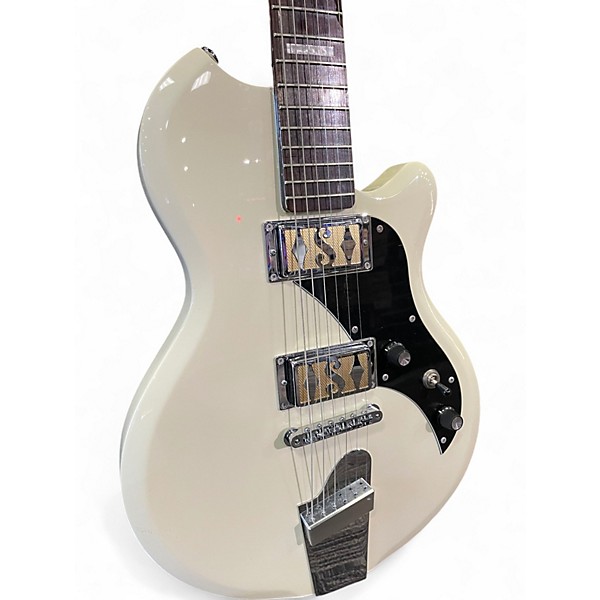 Used Supro Westbury White Solid Body Electric Guitar