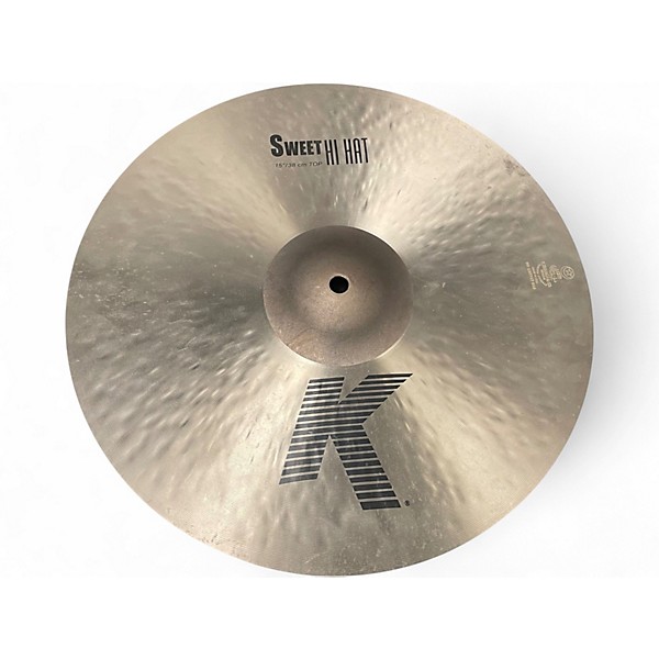 Used Zildjian 15in K Sweet Hi-Hat Pair Cymbal