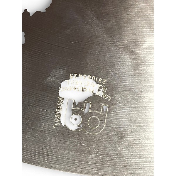 Used MEINL 18in pure alloy medium crash Cymbal