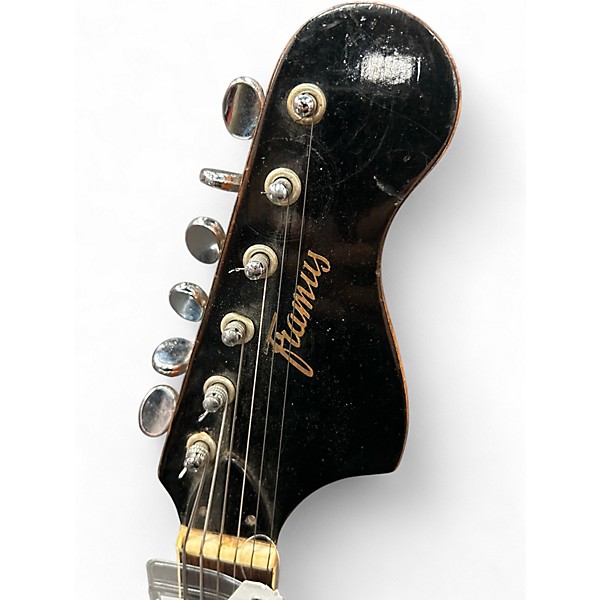 Vintage 1960s Framus STRATO-DELUXE 2 Color Sunburst Solid Body Electric Guitar
