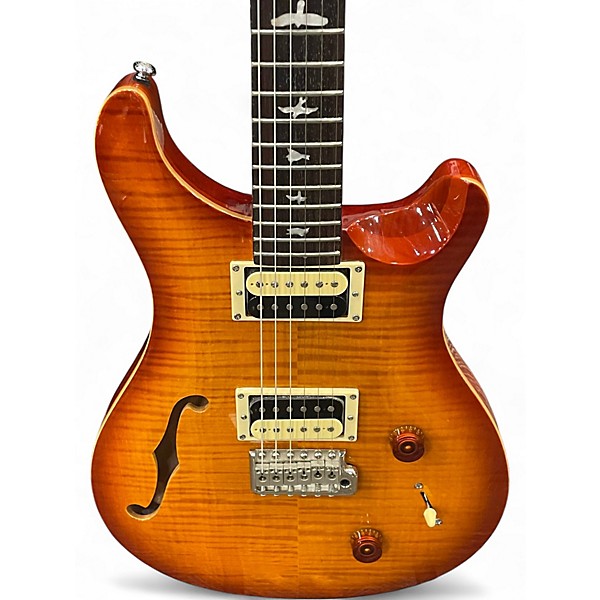 Used PRS SE Custom 22 2 Tone Sunburst Solid Body Electric Guitar