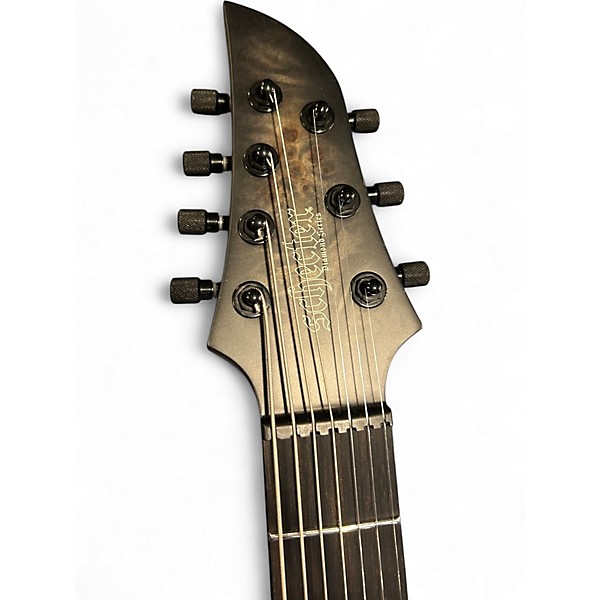 Used Schecter Guitar Research km7 mkiii artist Trans Charcoal Solid Body Electric Guitar