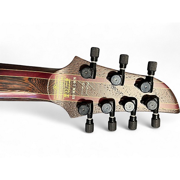 Used Schecter Guitar Research km7 mkiii artist Trans Charcoal Solid Body Electric Guitar