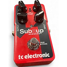 Used TC Electronic Sub N Up Octaver Effect Pedal