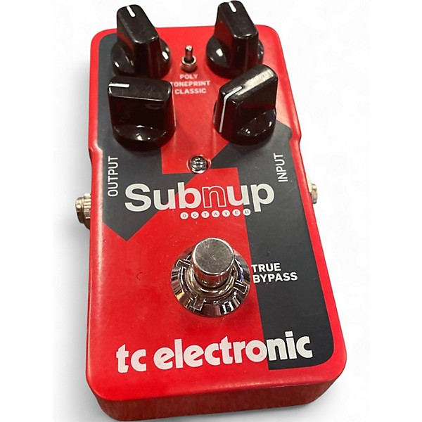 Used TC Electronic Sub N Up Octaver Effect Pedal