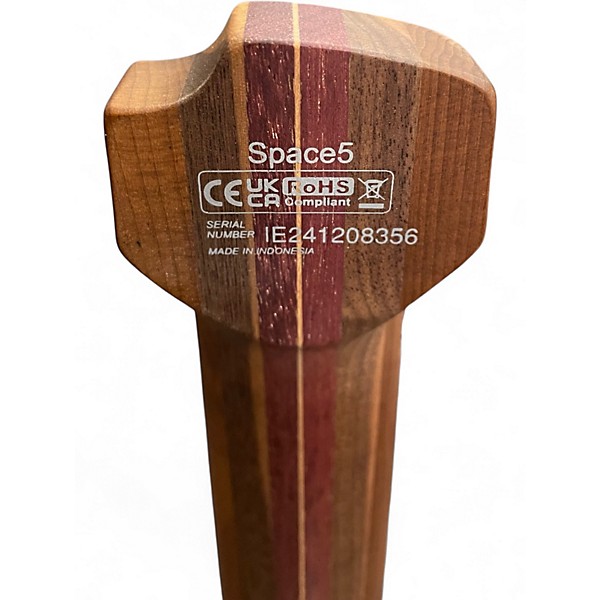 Used Cort Space 5 Star Dust Green Electric Bass Guitar