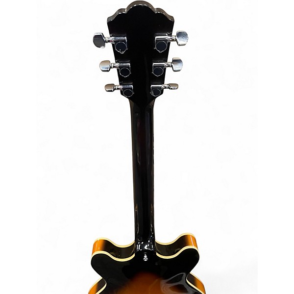 Used Washburn HB30 Tobacco Sunburst Hollow Body Electric Guitar