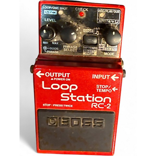Used BOSS RC2 Loop Station Pedal
