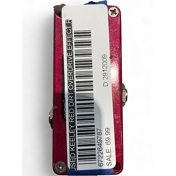 Used Keeley Red Dirt Overdrive Effect Pedal