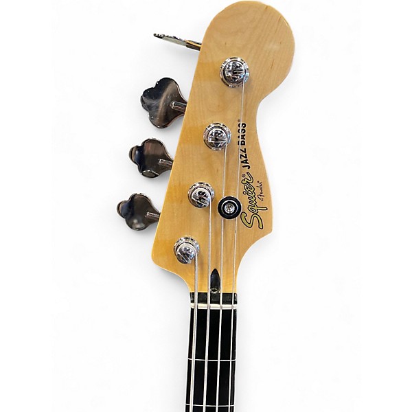 Used 2008 Squier AFFINITY JAZZ BASS FRETLESS 3 Color Sunburst Electric Bass Guitar