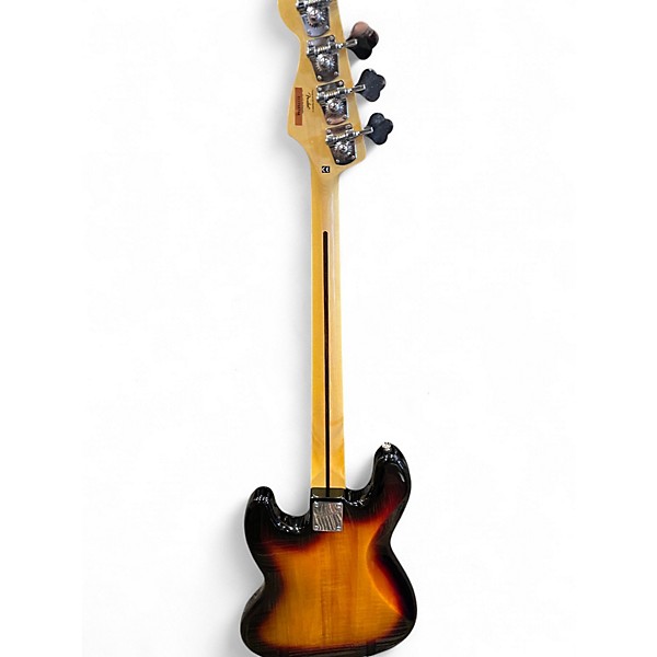 Used 2008 Squier AFFINITY JAZZ BASS FRETLESS 3 Color Sunburst Electric Bass Guitar