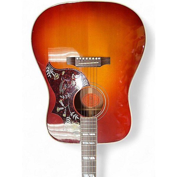 Used Gibson Hummingbird Cherry Sunburst Acoustic Electric Guitar