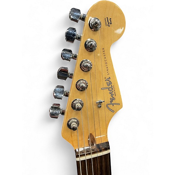 Used 2011 Fender American Standard Stratocaster 3 Tone Sunburst Solid Body Electric Guitar