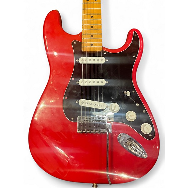 Used Fender Player Stratocaster Red Solid Body Electric Guitar