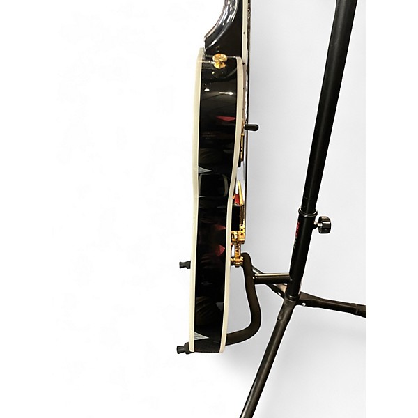 Used 2022 Epiphone Les Paul Custom Black Solid Body Electric Guitar