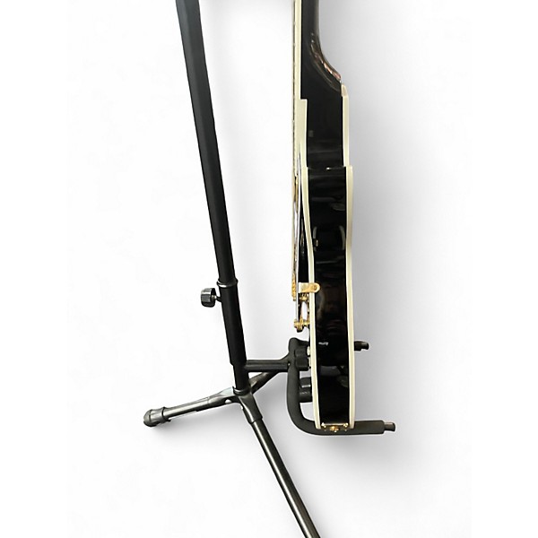 Used 2022 Epiphone Les Paul Custom Black Solid Body Electric Guitar