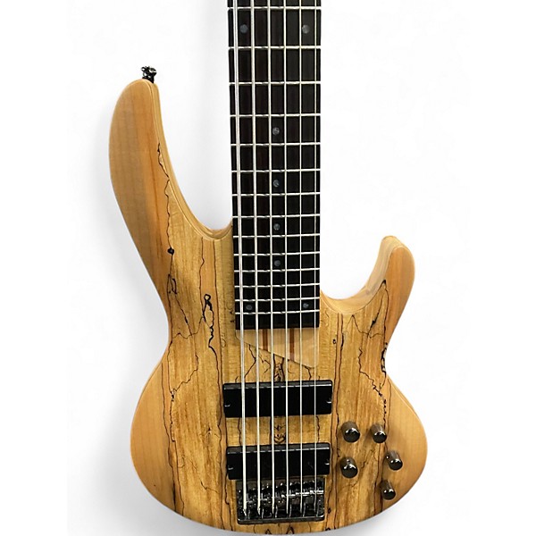 Used ESP LTD B206SM 6 String Natural Electric Bass Guitar