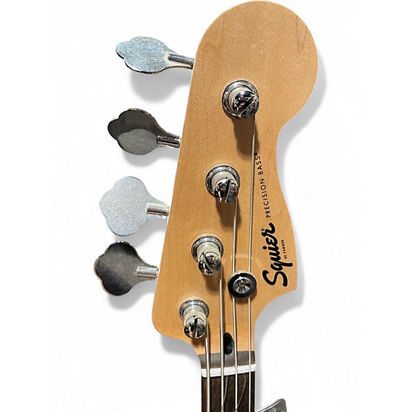 Used Squire PRECISION BASS Black Electric Bass Guitar