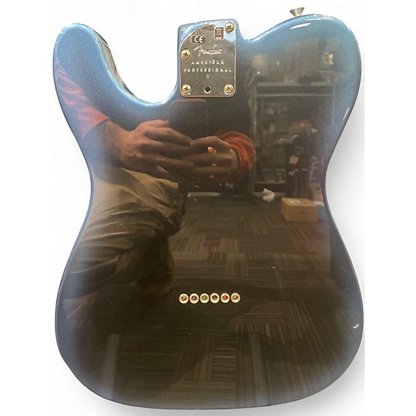 Used Fender American Professional II Telecaster Dark Knight Solid Body Electric Guitar