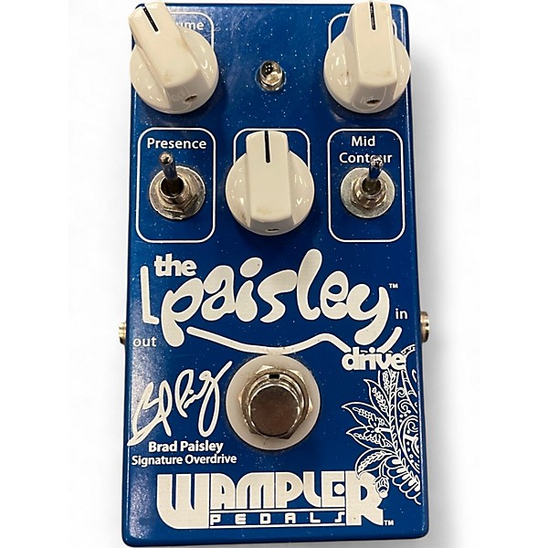 Used Wampler Brad Paisley Signature Overdrive Effect Pedal