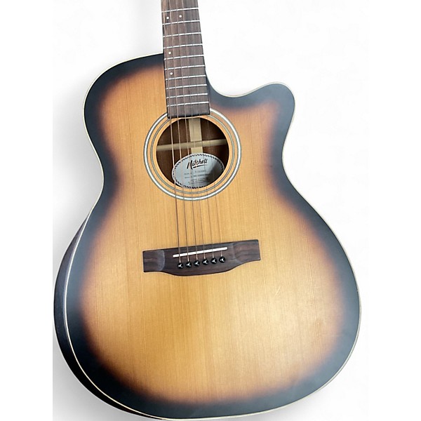 Used Mitchell T413CEBST 2 Color Sunburst Acoustic Electric Guitar