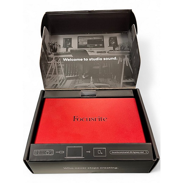 Used Focusrite Scarlett 2i2 Gen 4 Audio Interface
