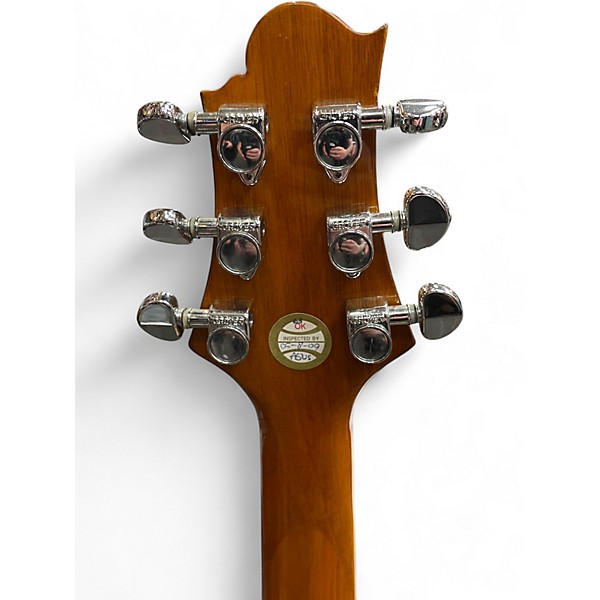 Used Greg Bennett Design by Samick Royale RL-3 Trans Amber Hollow Body Electric Guitar