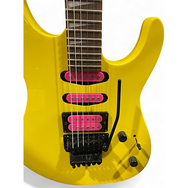 Used Jackson X SERIES DINKY DK3XR CAUTION YELLOW Solid Body Electric Guitar