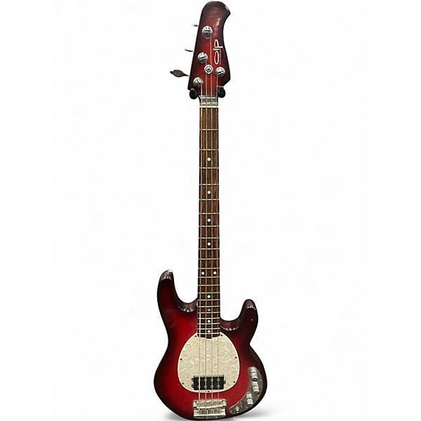 Used OLP Stingray Crimson Red Burst Electric Bass Guitar