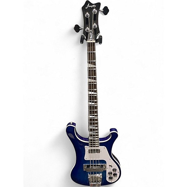 Used Firefly RE Blue Electric Bass Guitar