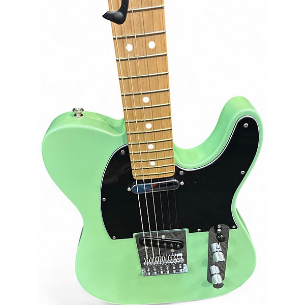 Used Fender Player Telecaster Surf Green Solid Body Electric Guitar