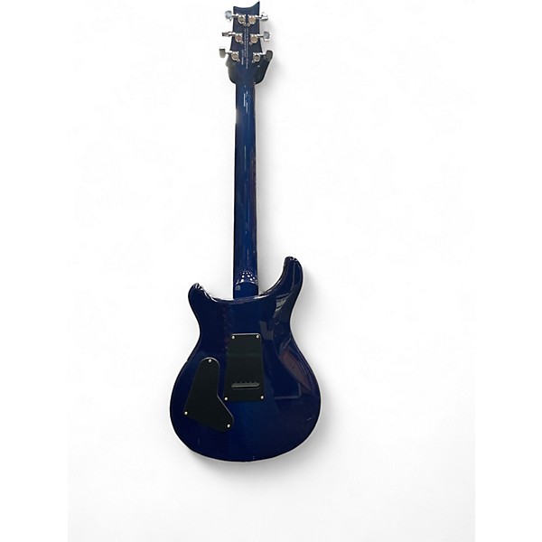Used PRS SE Custom 24 Trans Blue Solid Body Electric Guitar