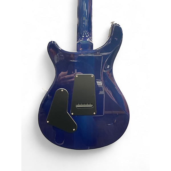 Used PRS SE Custom 24 Trans Blue Solid Body Electric Guitar