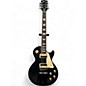 Used Gibson Les Paul Classic Black and White Solid Body Electric Guitar thumbnail