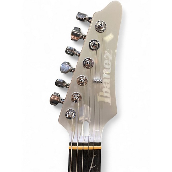 Used Ibanez TOD10  Silver Solid Body Electric Guitar