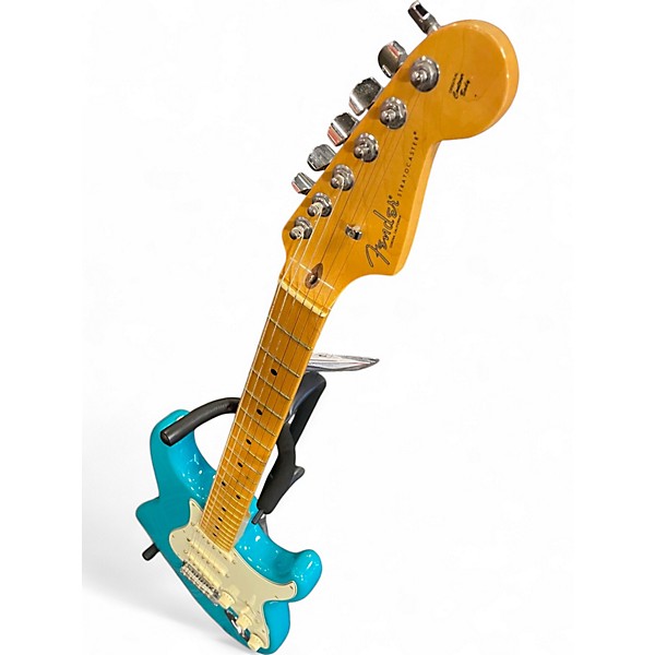 Used 2020 Fender American Professional II Stratocaster MIAMI BLUE Solid Body Electric Guitar