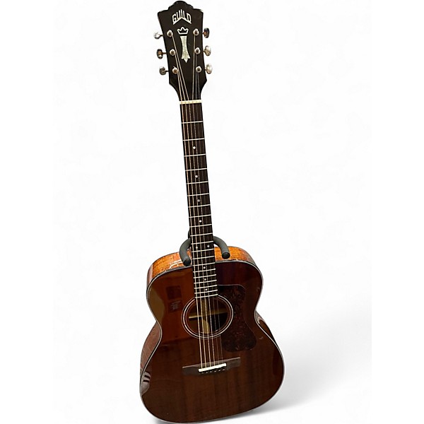 Used Guild OM120 Natural Acoustic Guitar