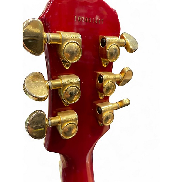 Used Epiphone Les Paul Custom Cherry Sunburst Solid Body Electric Guitar